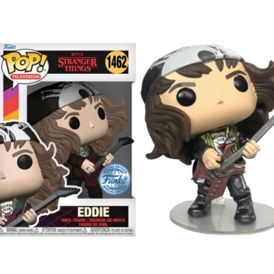 Funko POP! Television: Stranger Things - Hunter Eddie with Guitar - Metallic - Exclusive - 1462