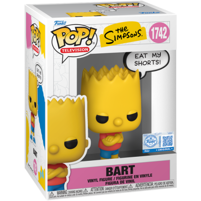 * PRÉ-RESERVA * Funko POP! The Simpsons - Bart (Eat My Shorts) EXCLUSIVE #1742