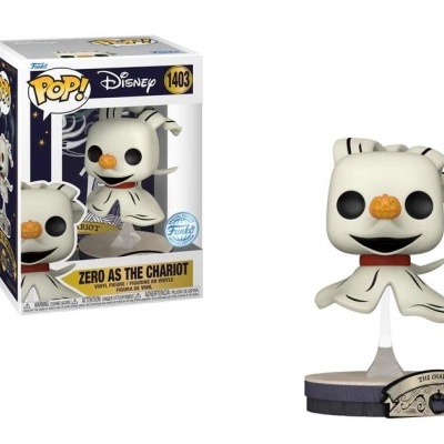 Funko POP! Disney: Nightmare Before Christmas - Zero as The Chariot - Exclusive - 1403