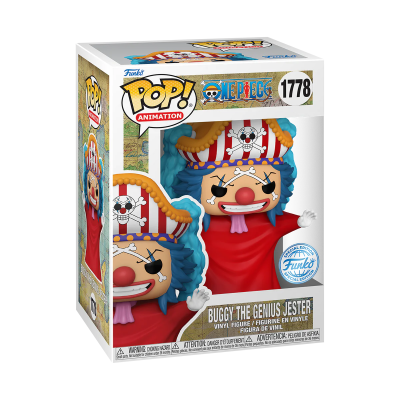 Funko Pop! One Piece Buggy The Genius Jester #1778 Exclusive