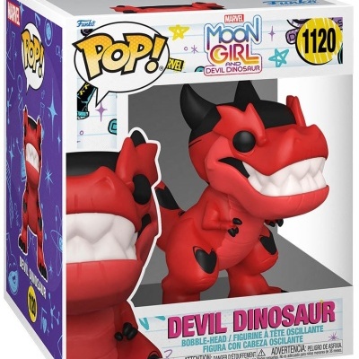 Funko POP! Marvel: MOON GIRL & DEVIL DINO -  Supersized 6" - Devil Dino - 1120