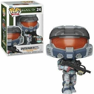 Funko POP! Games: Halo Infinite Spartan Mark VII with BR75 Battle Rifle - Specialty Series Exclusive - 24