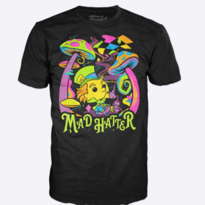 DISNEY - Mad Hatter - T-Shirt POP Blacklight (M)