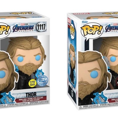Funko POP! Marvel: Chase Bundle - Thor - GITD - Exclusive and Chase Bundle - 1117