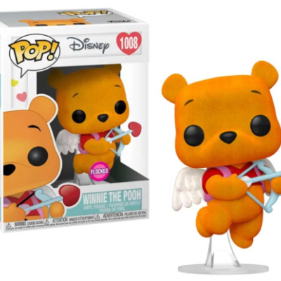 Funko POP! Disney: Winnie "Saint Valentin" (Flocked) - Exclusive #1008