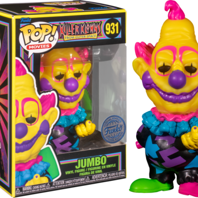 Funko POP! Movies: Killer Klowns from Outer Space - Jumbo - Black Light - Exclusive - 931