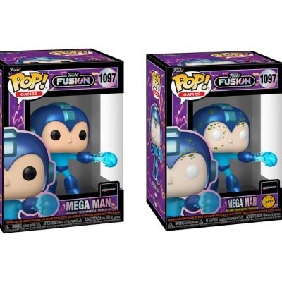 * PRÉ-RESERVA * Funko POP! Games Funko Fusion Mega Man #1097 CHASE BUNDLE