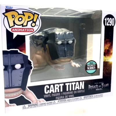 Funko POP! Attack on Titan - Cart Titan - Supersized - Specialty Series Sticker Exclusive - 1290