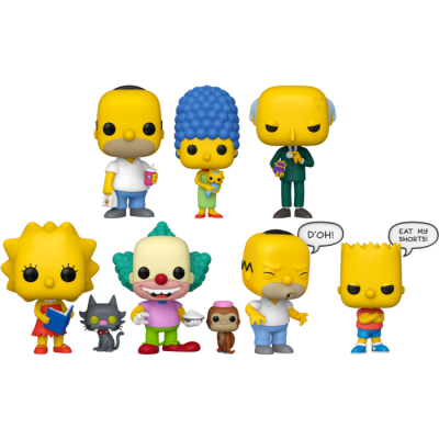 * PRÉ-RESERVA * Funko POP! The Simpsons - Excellent Bundle (Set of 7)