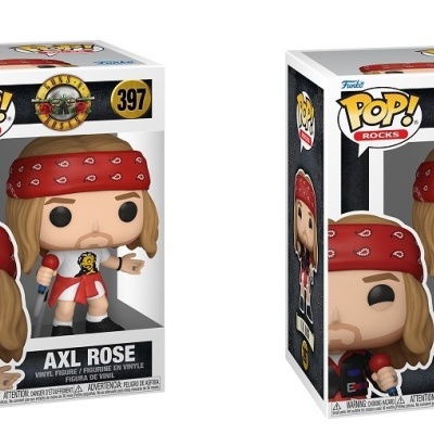 Funko POP! Rocks: GUN N ROSES - Axl (1980's) - Common & Chase Bundle - 397