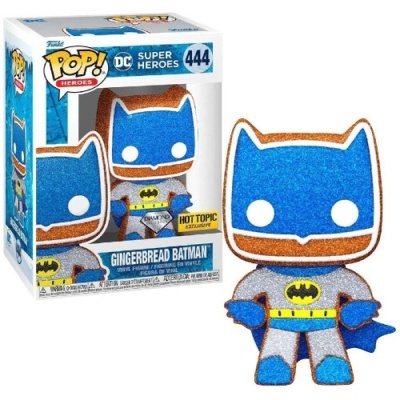 Funko POP! DC Heroes: Gingerbread Batman - Diamond Glitter - Exclusive - 444