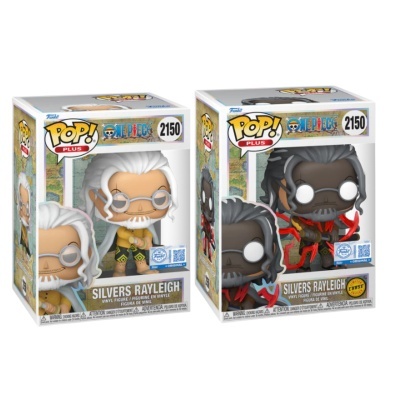* PRÉ-RESERVA * Funko POP! PLUS One Piece - Silvers Rayleigh EXCLUSIVE #2150 CHASE BUNDLE