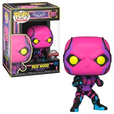 Funko POP! Games: Gotham Knights - Red Hood - Black Light - Exclusive - 891