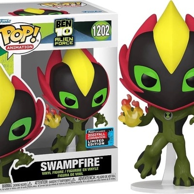 Funko POP! Animation: Ben 10 Alien Force - Swampfire - 2022 Fall Convention Exclusive - 1202