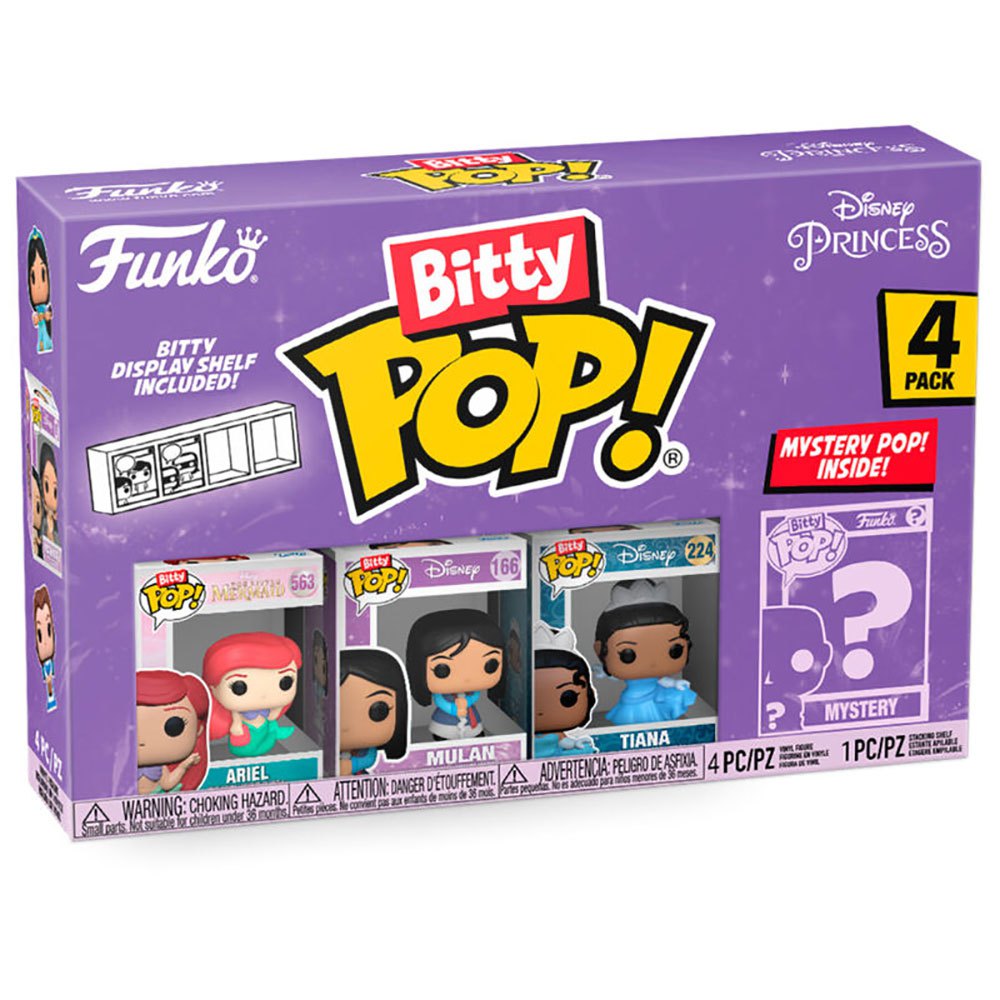 Ariel&#x20;&#x2F;&#x20;Mulan&#x20;&#x2F;&#x20;Tiana&#x20;Bitty&#x20;POP&#x20;4-pack&#x20;-&#x20;Disney