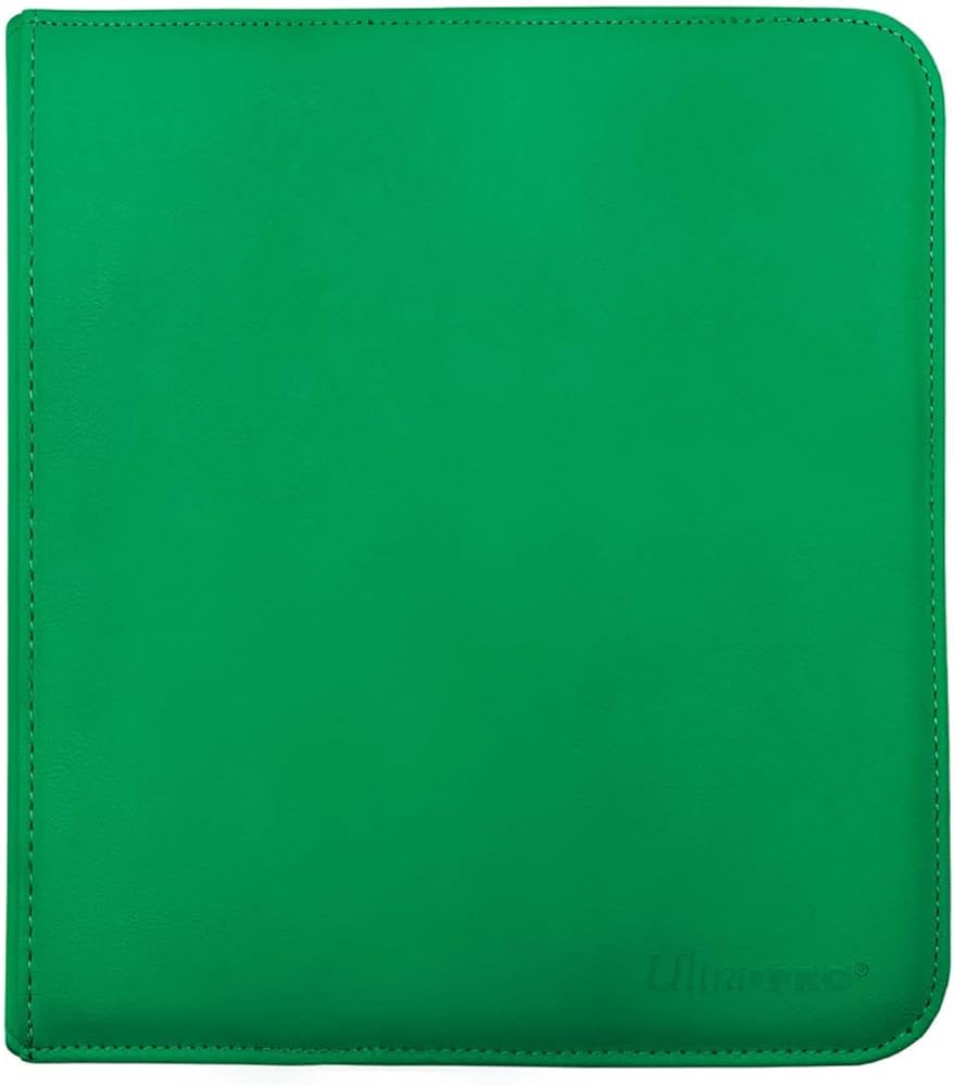 Green&#x20;-&#x20;12-Pocket&#x20;Zippered&#x20;Ultra&#x20;Pro&#x20;Binder