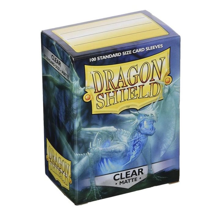 Dragon Shield Standard Sleeves - Clear Matte (100 Sleeves)