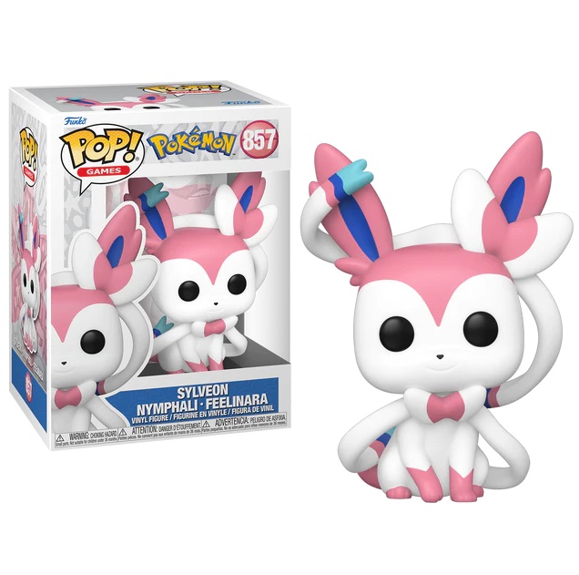 Funko Pop! figura do Pokémon Sylveon com caixa
