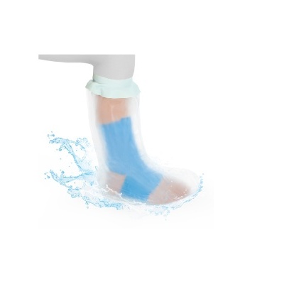 Protetor impermeável de gesso Pediátrico perna curta