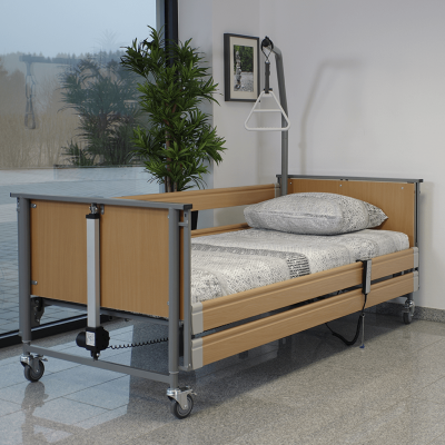 ALUGUER MENSAL - Cama articulada com elevação sem: Entrega, colchão, pendural, tampas de motor