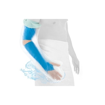 Protetor impermeável de gesso Braço longo