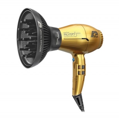 Parlux Alyon Gold Edição Limitada + Difusor - Secador de Cabelo Profissional