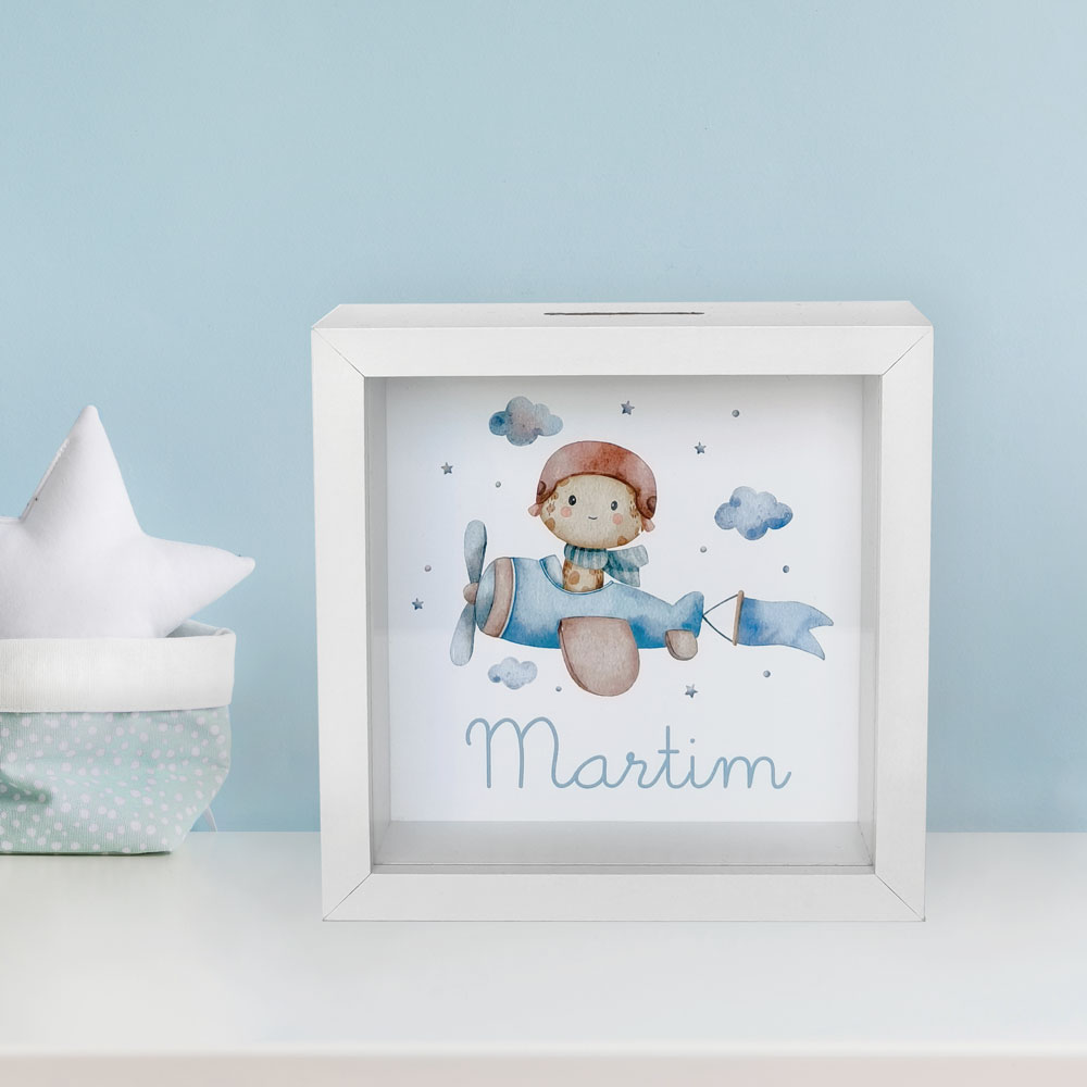 Quadro Mealheiro Avião