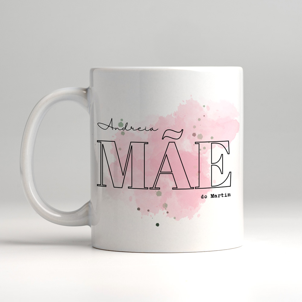 Caneca Personalizada “Mãe do [Nome]”