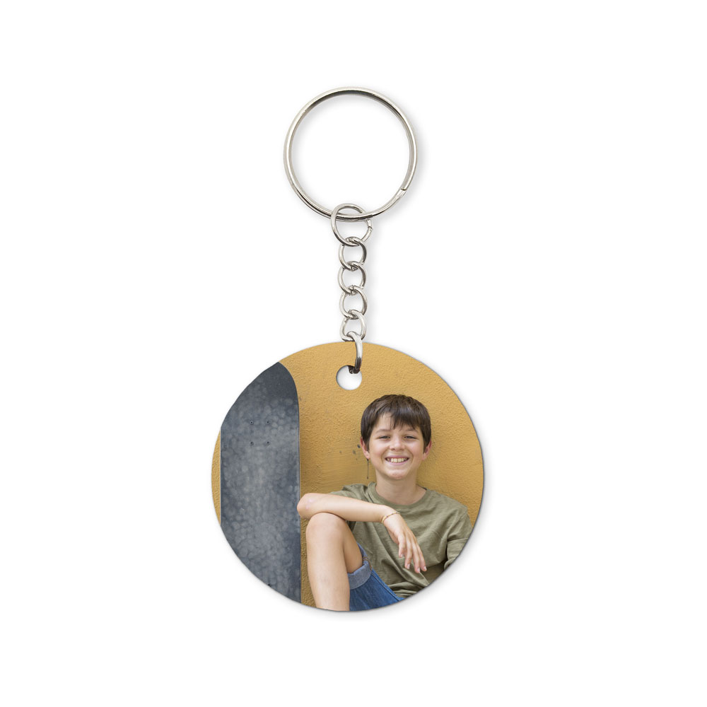 Porta-chaves corrente com fotografia