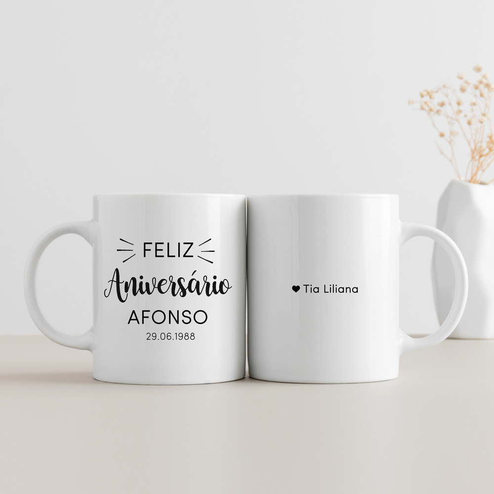 Caneca Feliz Aniversário