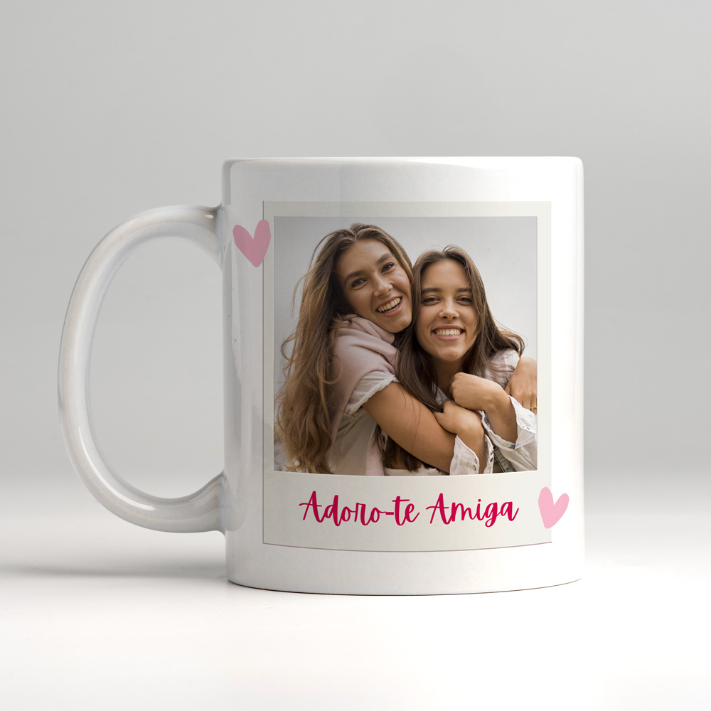Caneca com Foto “Obrigada por estares sempre presente”