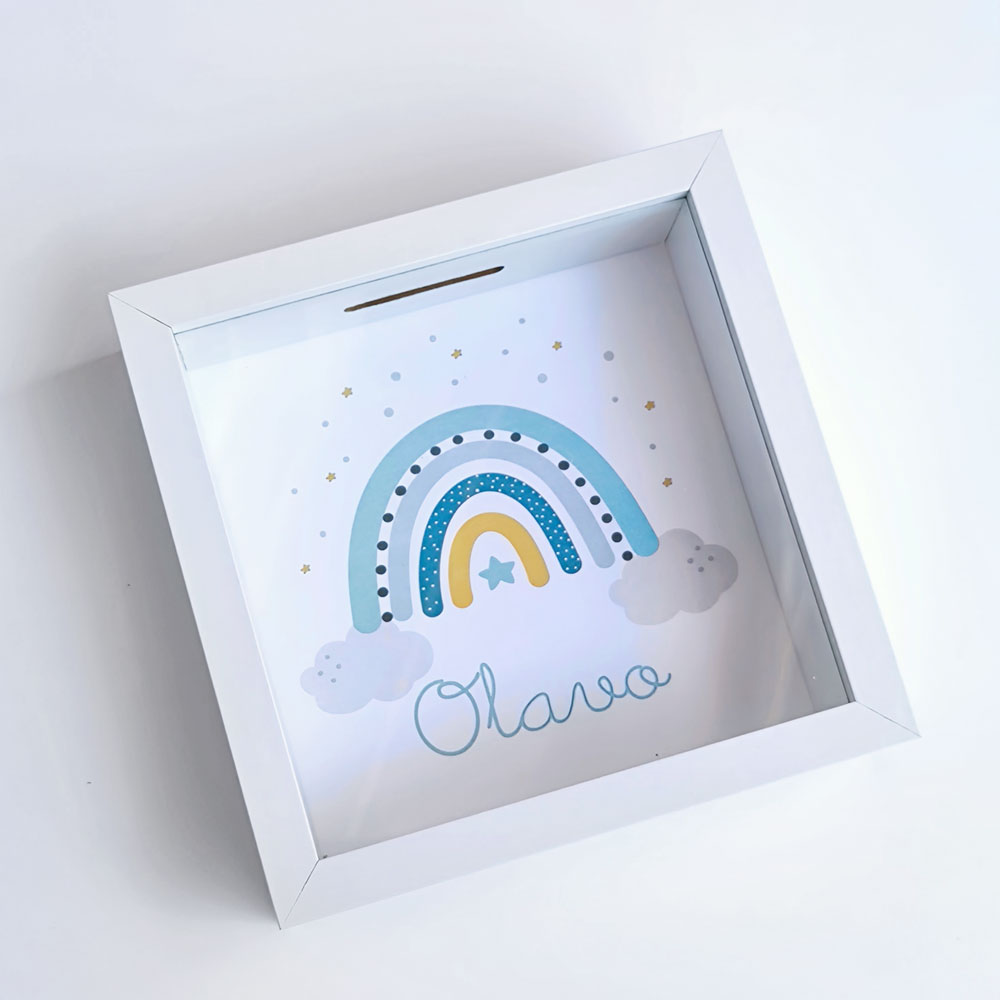 Quadro Mealheiro Arco-Íris