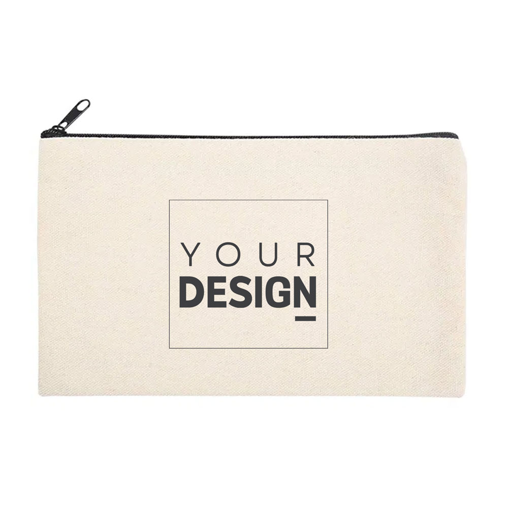 Bolsa tecido com zip