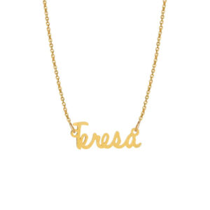 OMNIA Colar nomes Dourado