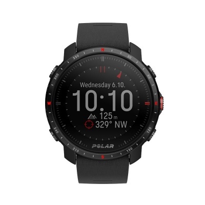 Relógio desportivo Polar preto com ecrã digital