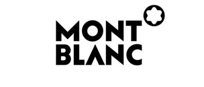 Logotipo da marca MONT BLANC com símbolo circular