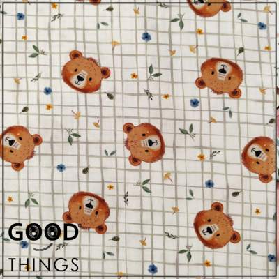 DOMOTEX | Ursinhos fundo Xadrez