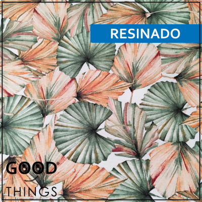 Tecido Resinado | Folha Leque