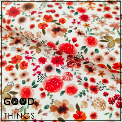 DOMOTEX | Flores tons Vermelho