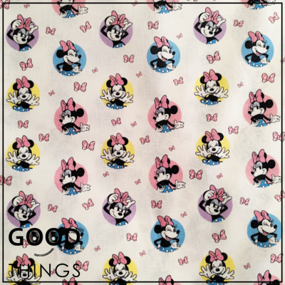 Tecido Disney | Minnie fundo Branco