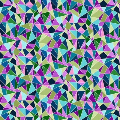 MAKOWER UK | Tropica | Mosaic Blue