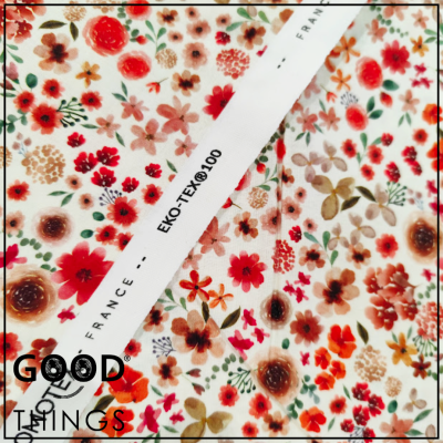 DOMOTEX | Flores tons Vermelho