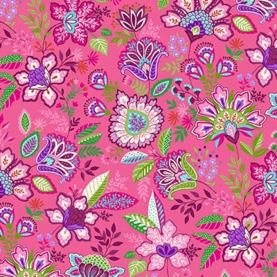 MAKOWER UK | Tropica | Botanical Pink