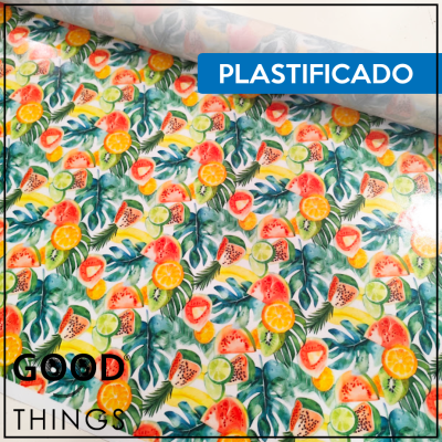 Tecido Plastificado | Frutas Tropicais