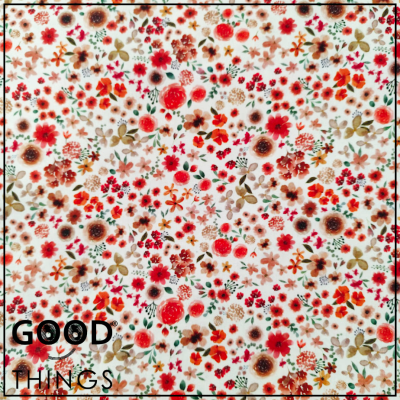 DOMOTEX | Flores tons Vermelho