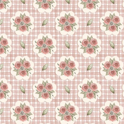 FUXICOS E FRICOTES | Delicadeza | Camafeu fundo Rosa