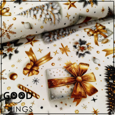 Half Panama | Natal Branco e Dourado