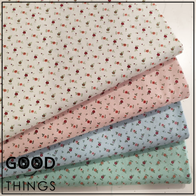 FUXICOS E FRICOTES | Floridos Preferidos | Micro Floral Rosa