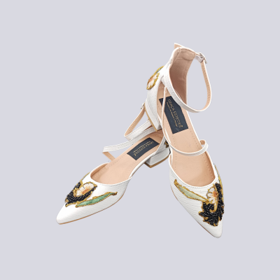 Sapatos rasos cornucópias