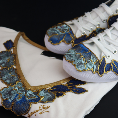 Conjunto Floral Azulão